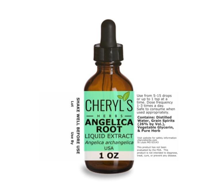 ANGELICA ROOT LIQUID EXTRACT * - Cheryls Herbs