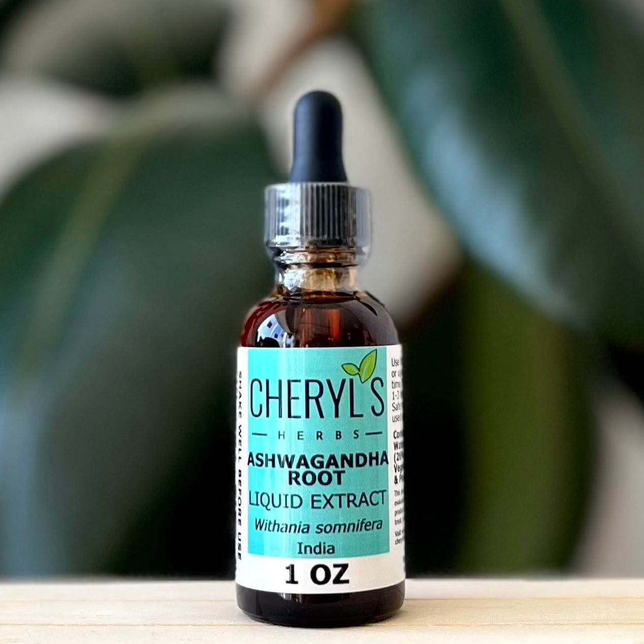 Cheryls Herbs Ashwagandha (Withania Somnifera) Liquid Extract- Organic- Supports Nervous System Health - Cheryls Herbs