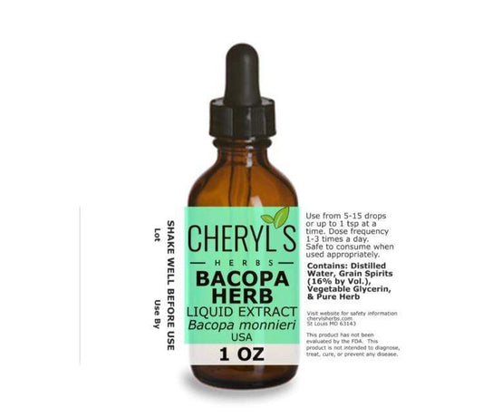 BACOPA HERB LIQUID EXTRACT - Cheryls Herbs