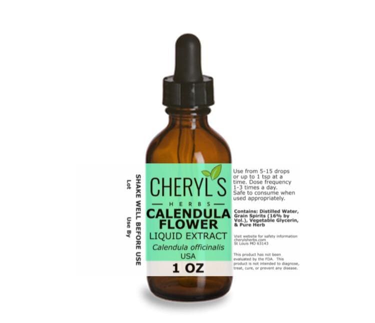 CALENDULA FLOWER LIQUID EXTRACT - Cheryls Herbs