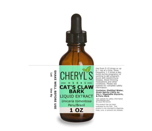 CAT'S CLAW BARK LIQUID EXTRACT - Cheryls Herbs
