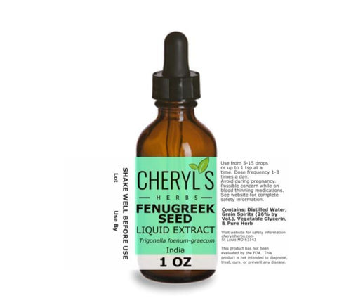 FENUGREEK SEED LIQUID EXTRACT - Cheryls Herbs