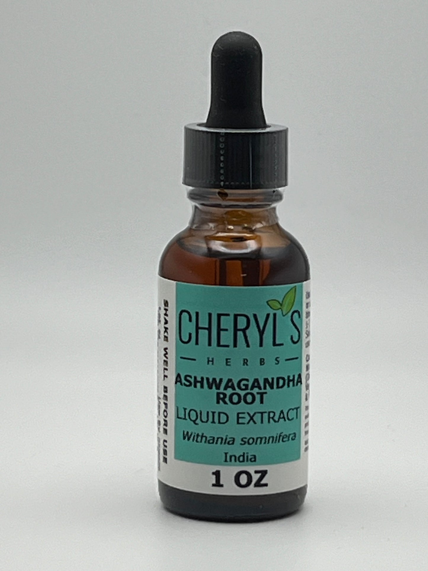 Cheryls Herbs Ashwagandha (Withania Somnifera) Liquid Extract- Organic- Supports Nervous System Health