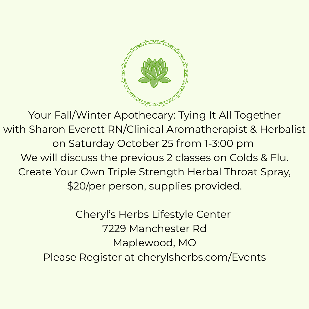 Fall and Winter Apothecary: Tying It All Together