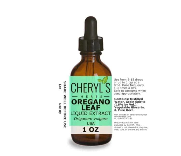 OREGANO LEAF LIQUID EXTRACT - Cheryls Herbs