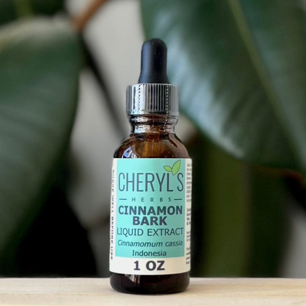 CINNAMON BARK LIQUID EXTRACT - ORGANIC - Cheryls Herbs