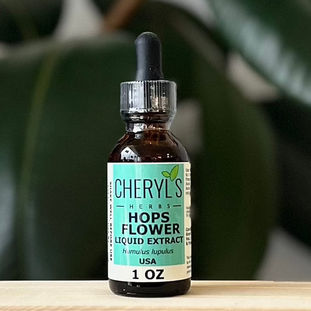 HOPS FLOWER LIQUID EXTRACT - ORGANIC - Cheryls Herbs