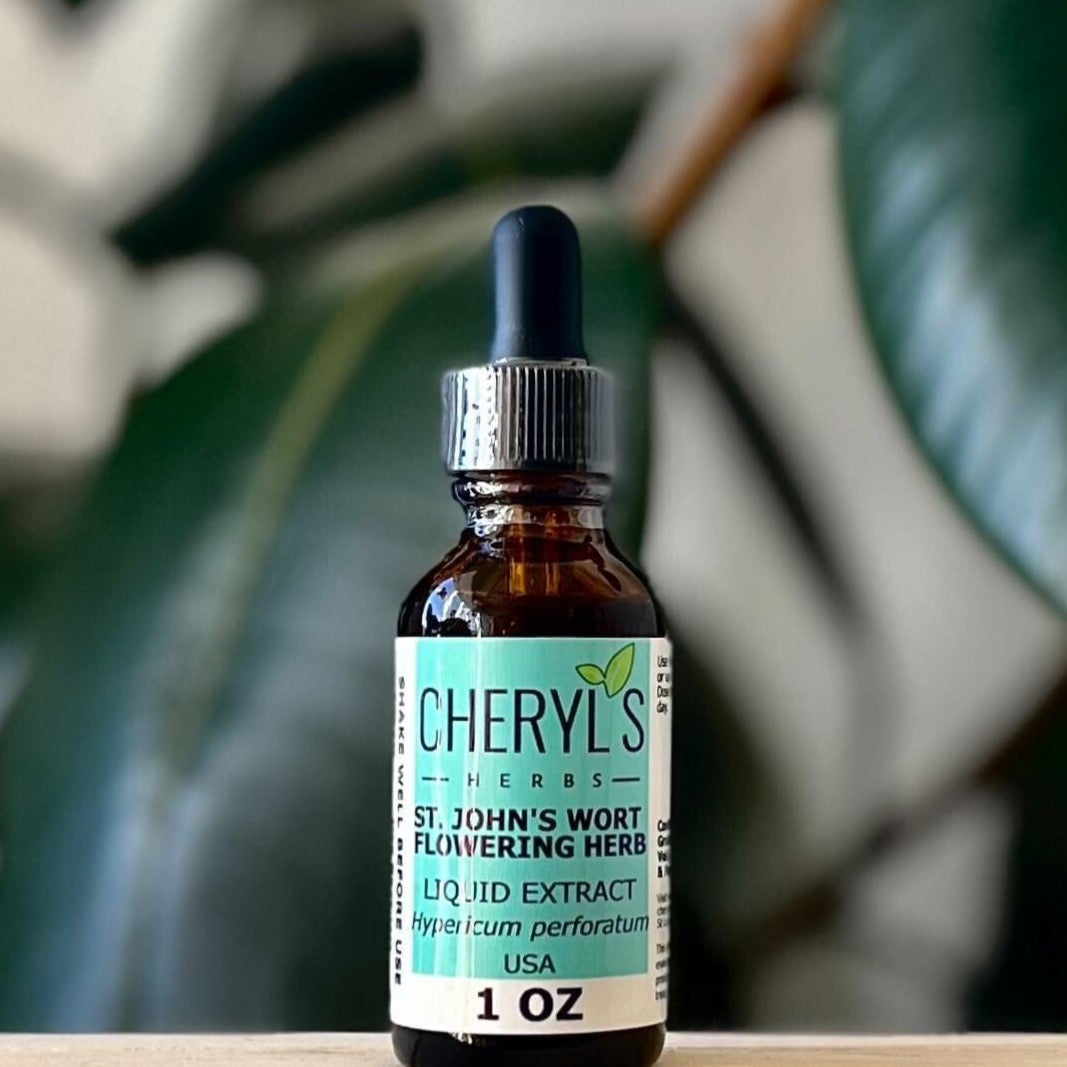ST. JOHN'S WORT HERB AND FLOWER LIQUID EXTRACT - Cheryls Herbs