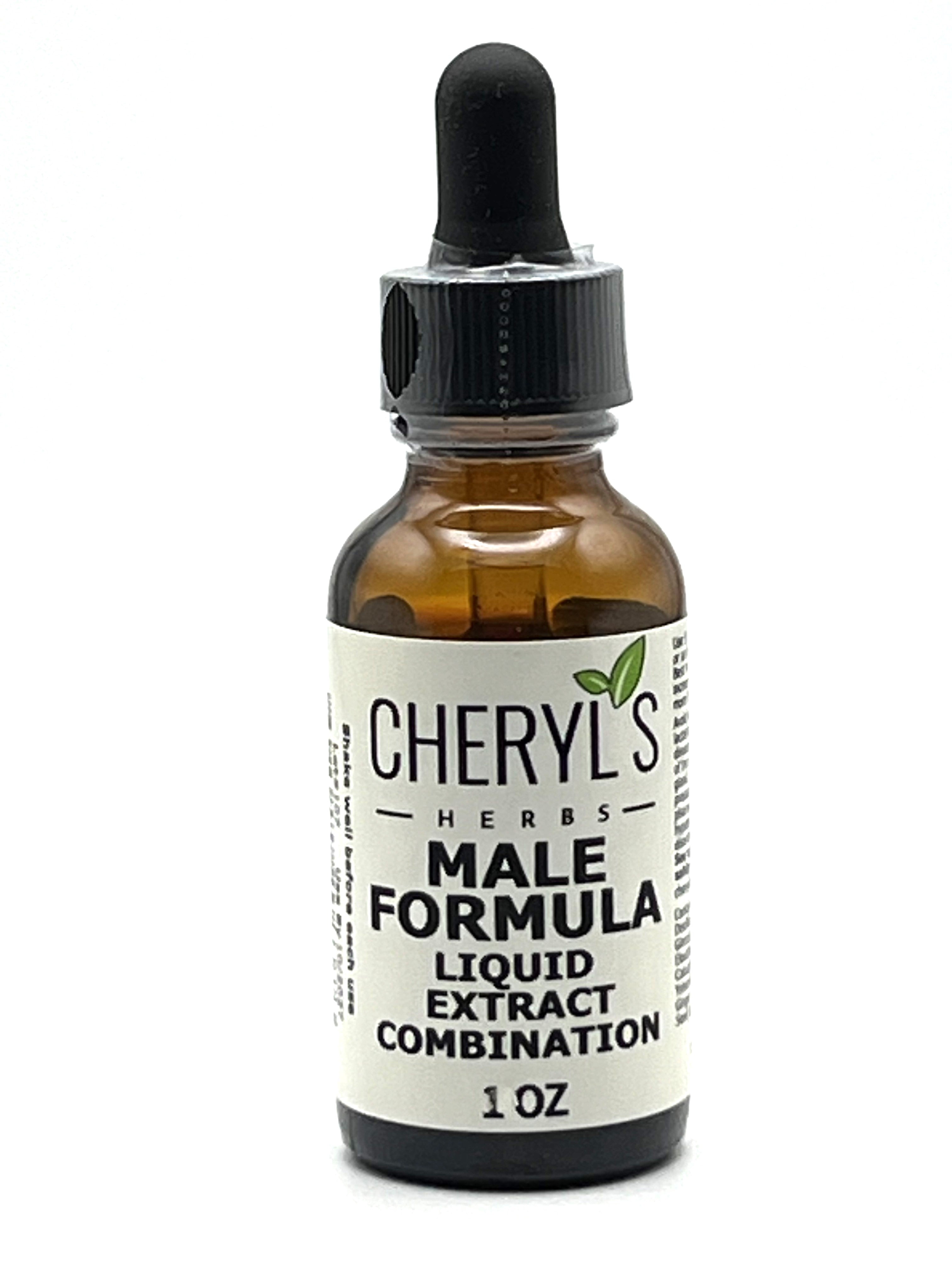 Cheryl s Herbs Male Formula Liquid Extract Combination Supports