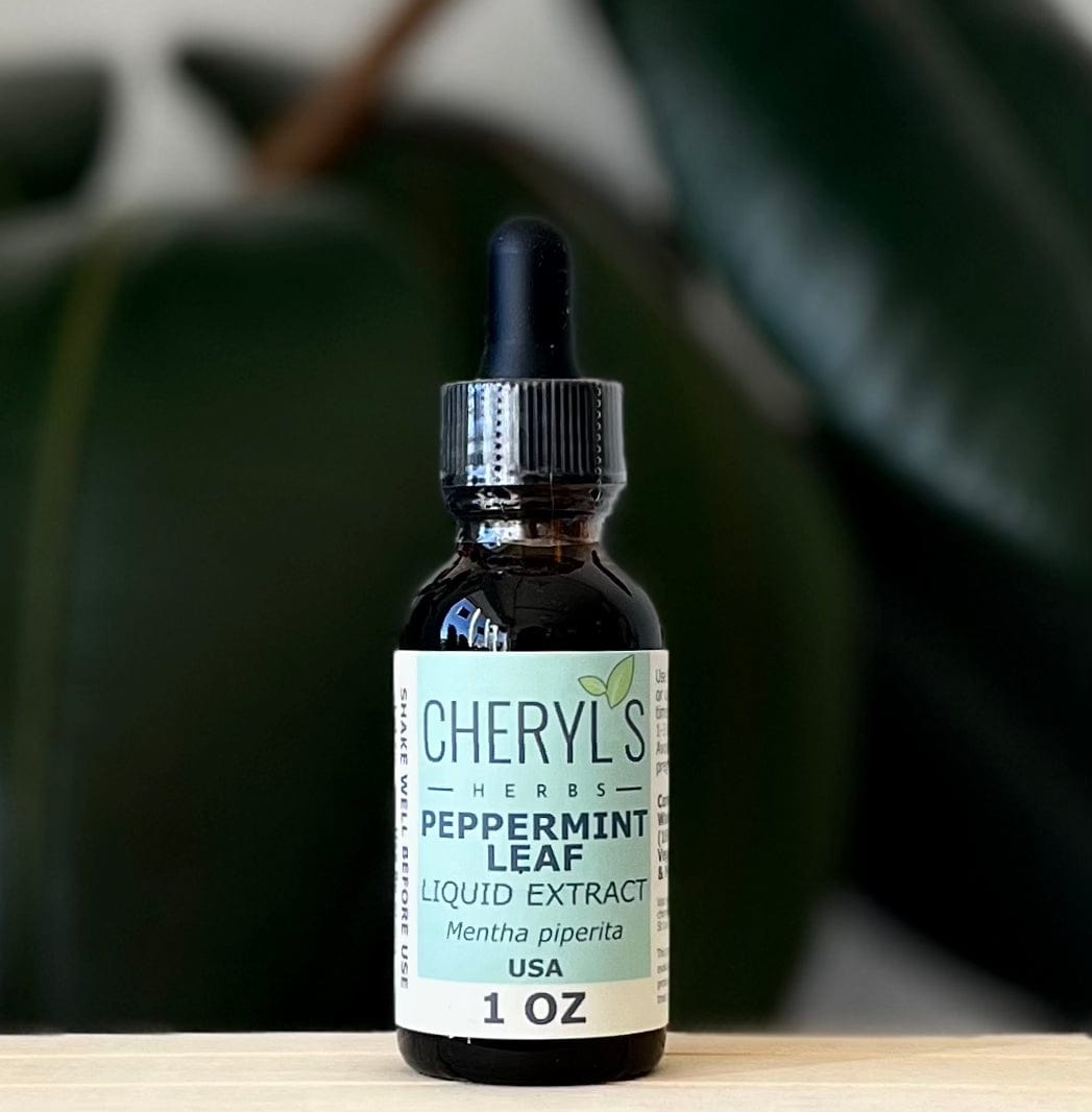 PEPPERMINT LEAF LIQUID EXTRACT - ORGANIC - Cheryls Herbs