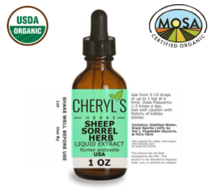SHEEP SORREL HERB LIQUID EXTRACT- ORGANIC