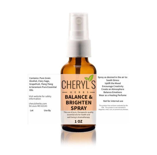 BALANCE AND BRIGHTEN SPRAY - Cheryls Herbs