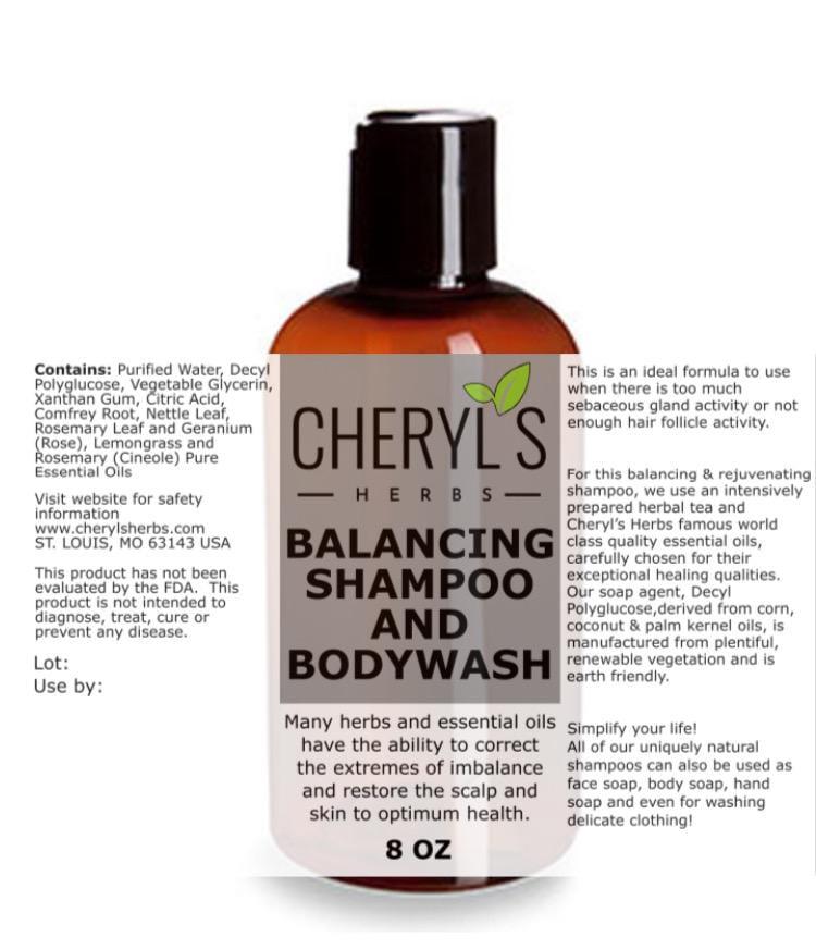 BALANCING SHAMPOO AND BODYWASH - Cheryls Herbs