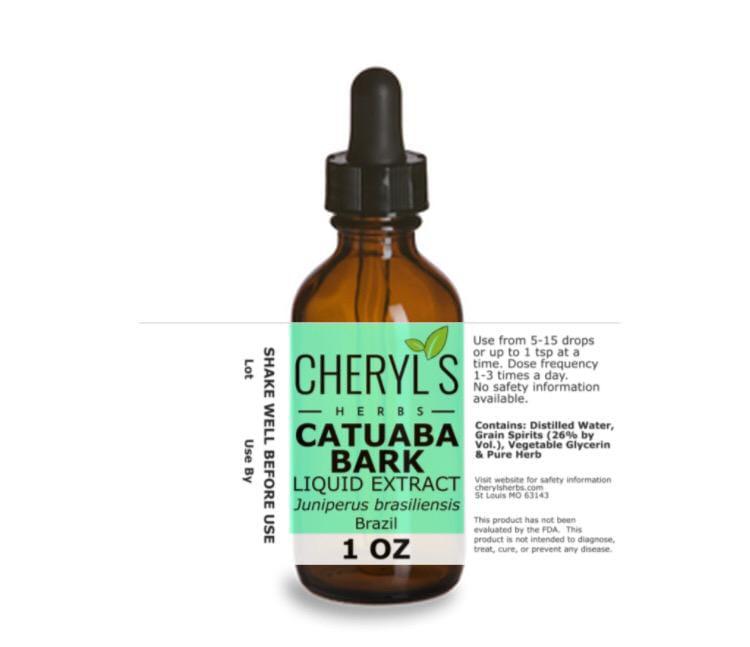 CATUABA BARK LIQUID EXTRACT * - Cheryls Herbs