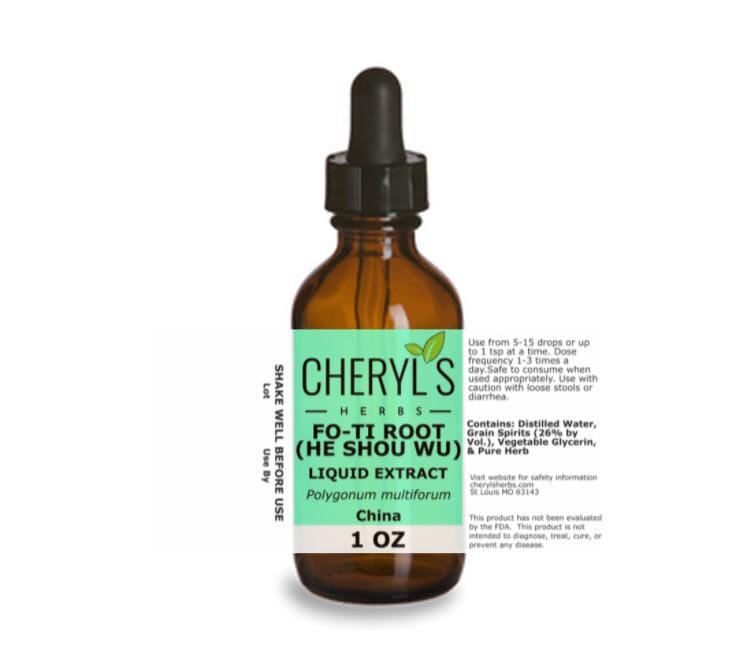 FO-TI HERB LIQUID EXTRACT - Cheryls Herbs