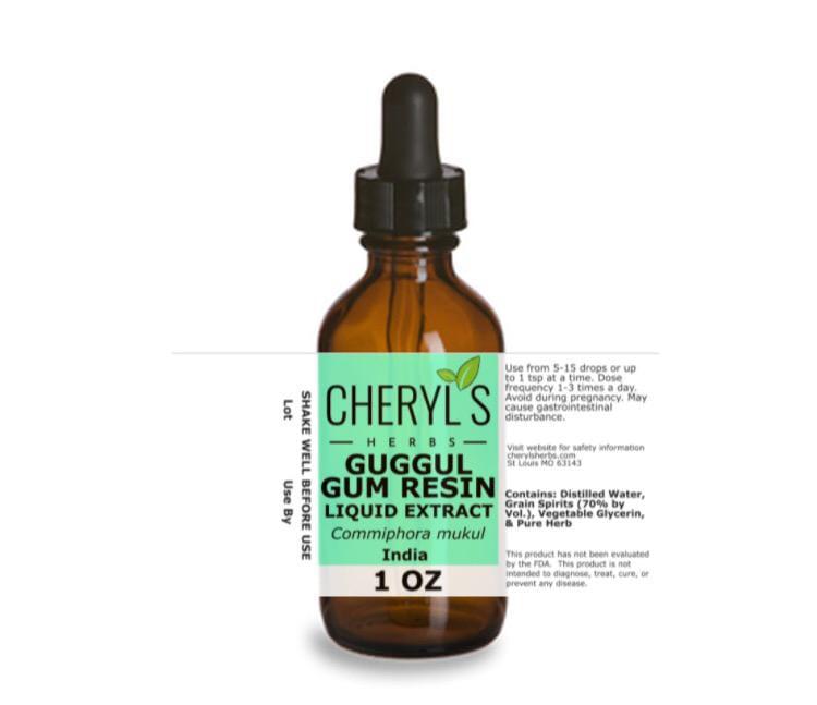 GUGGUL GUM RESIN LIQUID EXTRACT - Cheryls Herbs