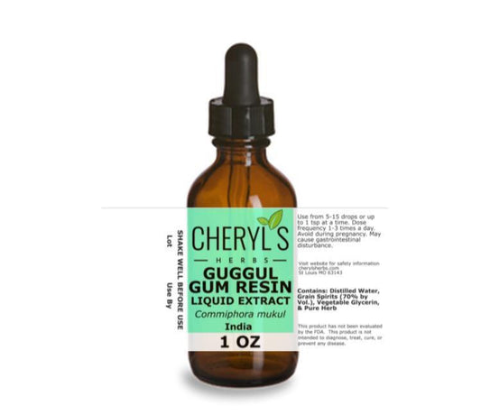GUGGUL GUM RESIN LIQUID EXTRACT - Cheryls Herbs