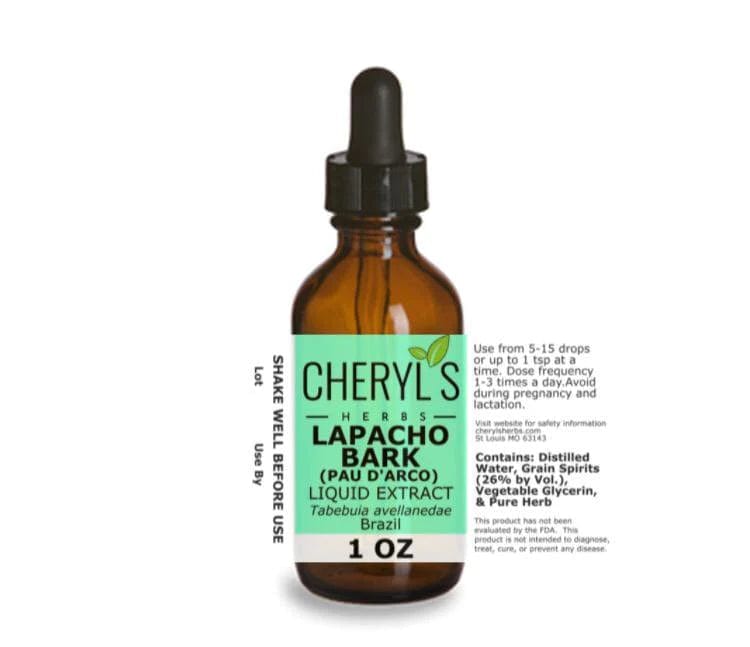 LAPACHO BARK PAU D'ARCO LIQUID EXTRACT - Cheryls Herbs