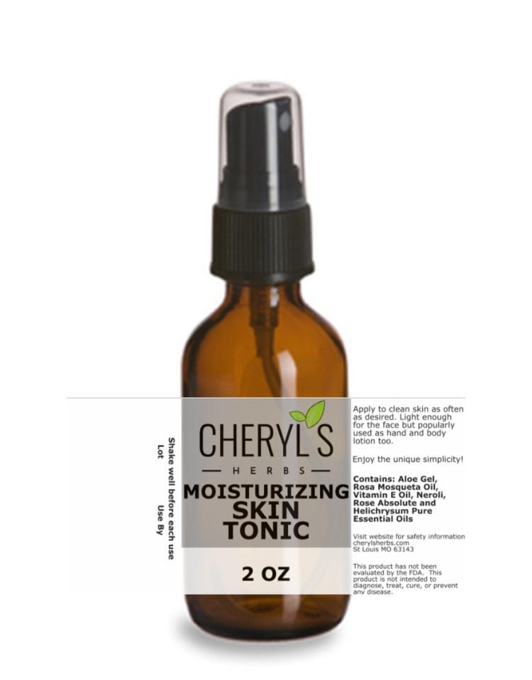 MOISTURIZING SKIN TONIC - Cheryls Herbs