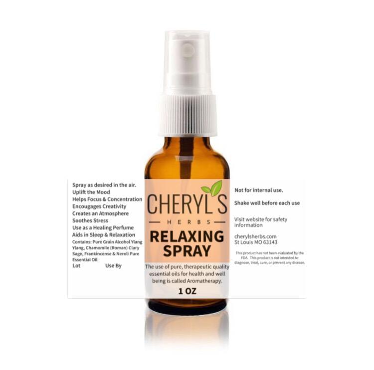 RELAXING SPRAY - Cheryls Herbs