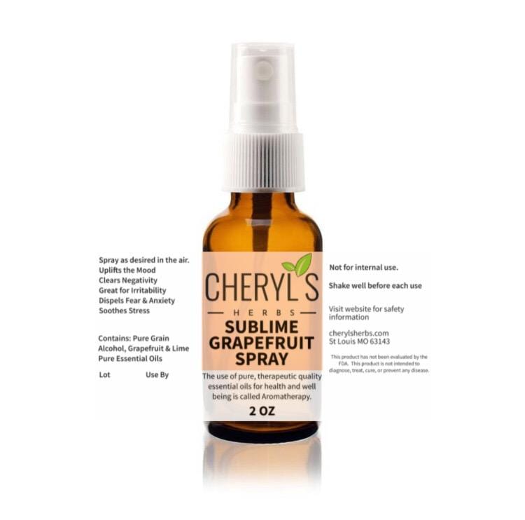 SUBLIME GRAPEFRUIT SPRAY - Cheryls Herbs