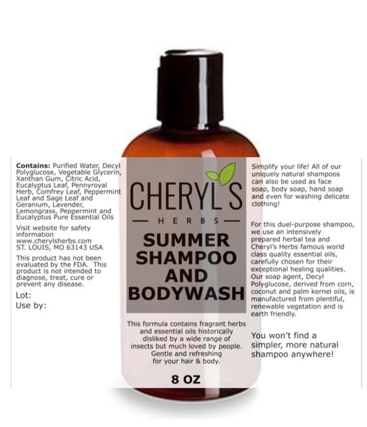 SUMMER SHAMPOO AND BODYWASH * - Cheryls Herbs