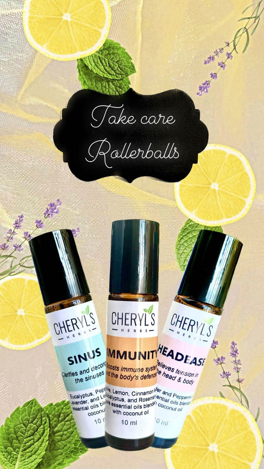 TAKE CARE ROLLERBALLS - Cheryls Herbs