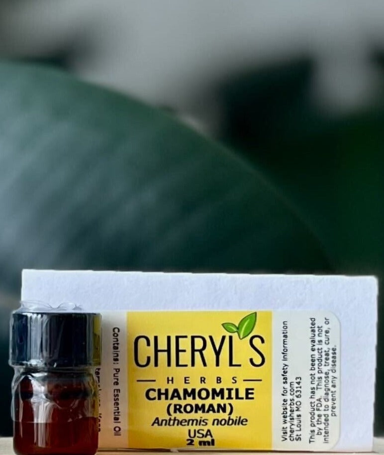 CHAMOMILE ROMAN ESSENTIAL OIL - ORGANIC - Cheryls Herbs
