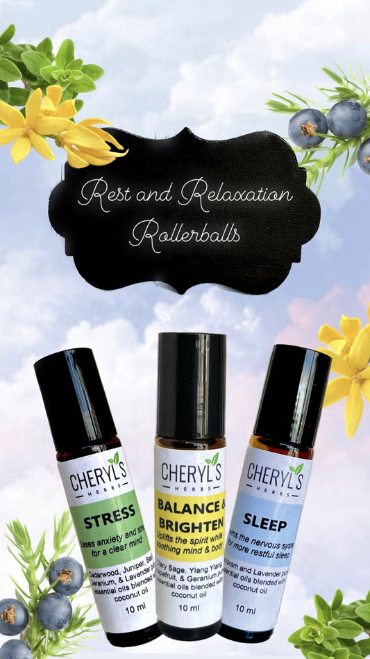 REST & RELAXATION ROLLERBALLS - Cheryls Herbs