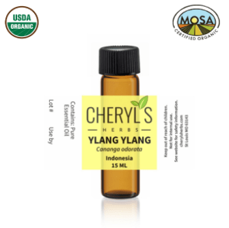 YLANG YLANG EXTRA ESSENTIAL OIL - ORGANIC - Cheryls Herbs