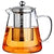 Borosilicate Clear Tea Kettle with Removable 18/8 Stainless Steel Infuser 18.6 OZ - Cheryls Herbs
