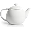Porcelain Tea pot with Removable Stainless Steel Infuser 27 oz - Cheryls Herbs