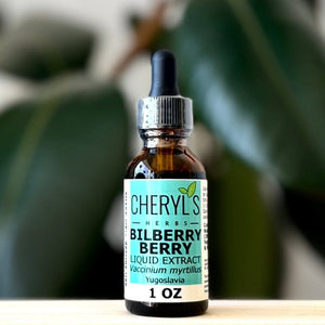 Bilberry Liquid Extract (Vaccinium myrtillus) - Cheryls Herbs (bulk and wholesale)