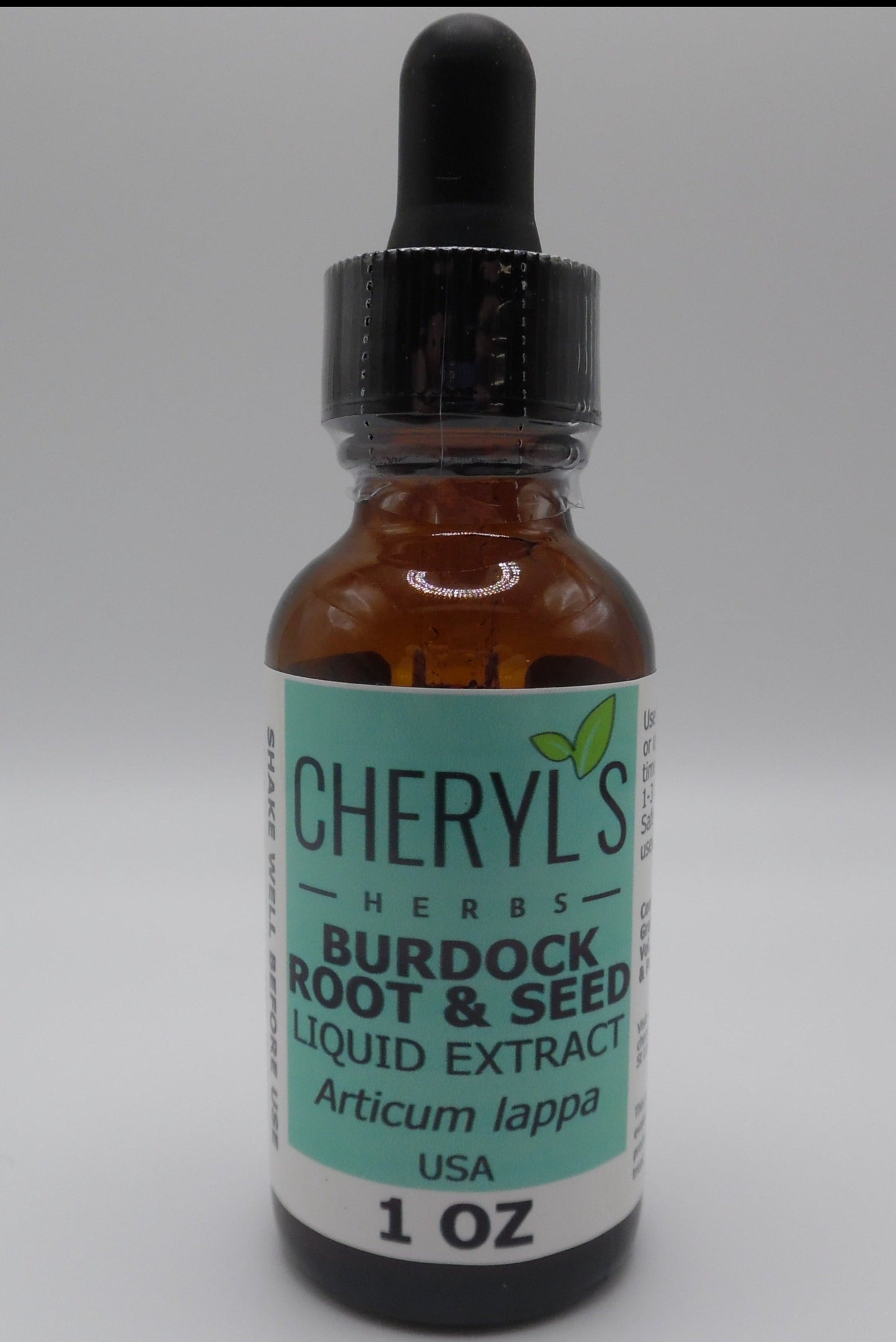 Cheryl's Herbs Burdock Root (Arctium Lappa) Liquid Extract- Supports Detoxification