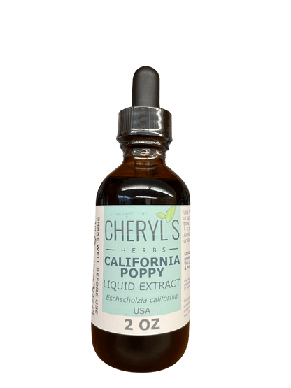 CALIFORNIA POPPY LIQUID EXTRACT - Cheryls Herbs