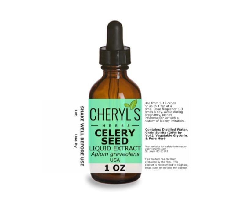 CELERY SEED LIQUID EXTRACT - Cheryls Herbs