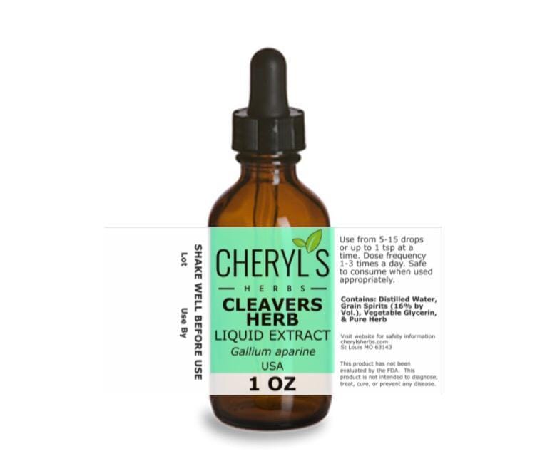 CLEAVERS HERB LIQUID EXTRACT - Cheryls Herbs