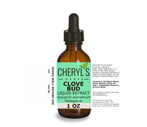 CLOVE BUD LIQUID EXTRACT - Cheryls Herbs