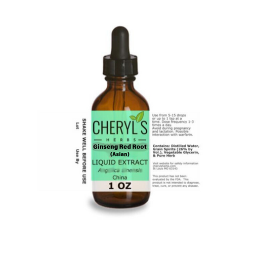 Ginseng Red (Asian) Root Liquid Extract
