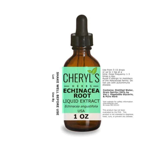 ECHINACEA (Angustifolia) ROOT LIQUID EXTRACT - Cheryls Herbs