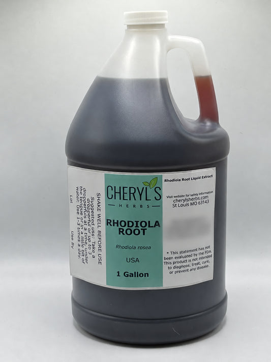 Cheryl’s Herbs Gallon Rhodiola root gallon container