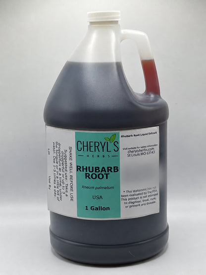 Cheryl’s Herbs rhubarb gallon container