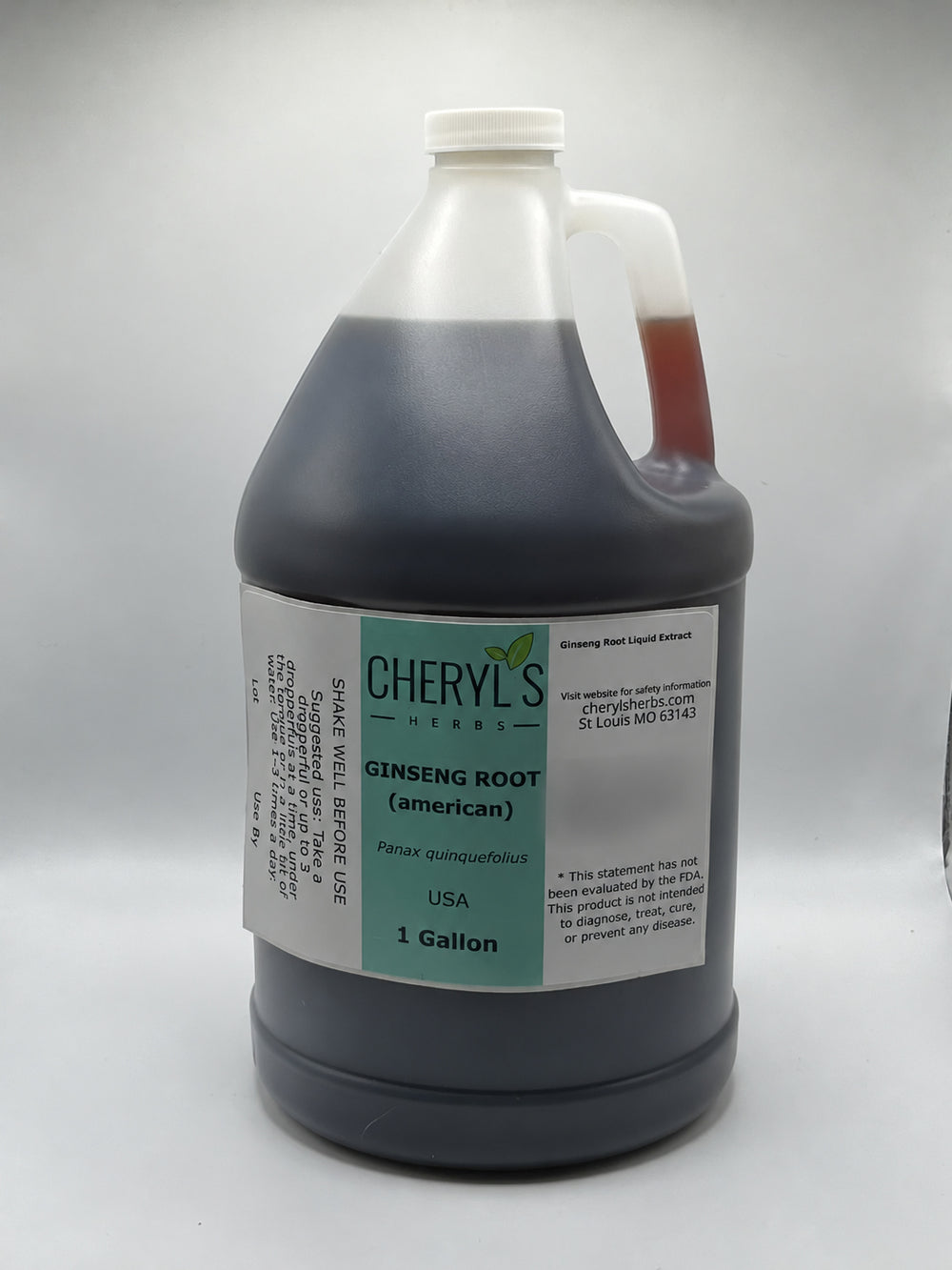 Cheryl’s Herbs ginseng-american gallon container