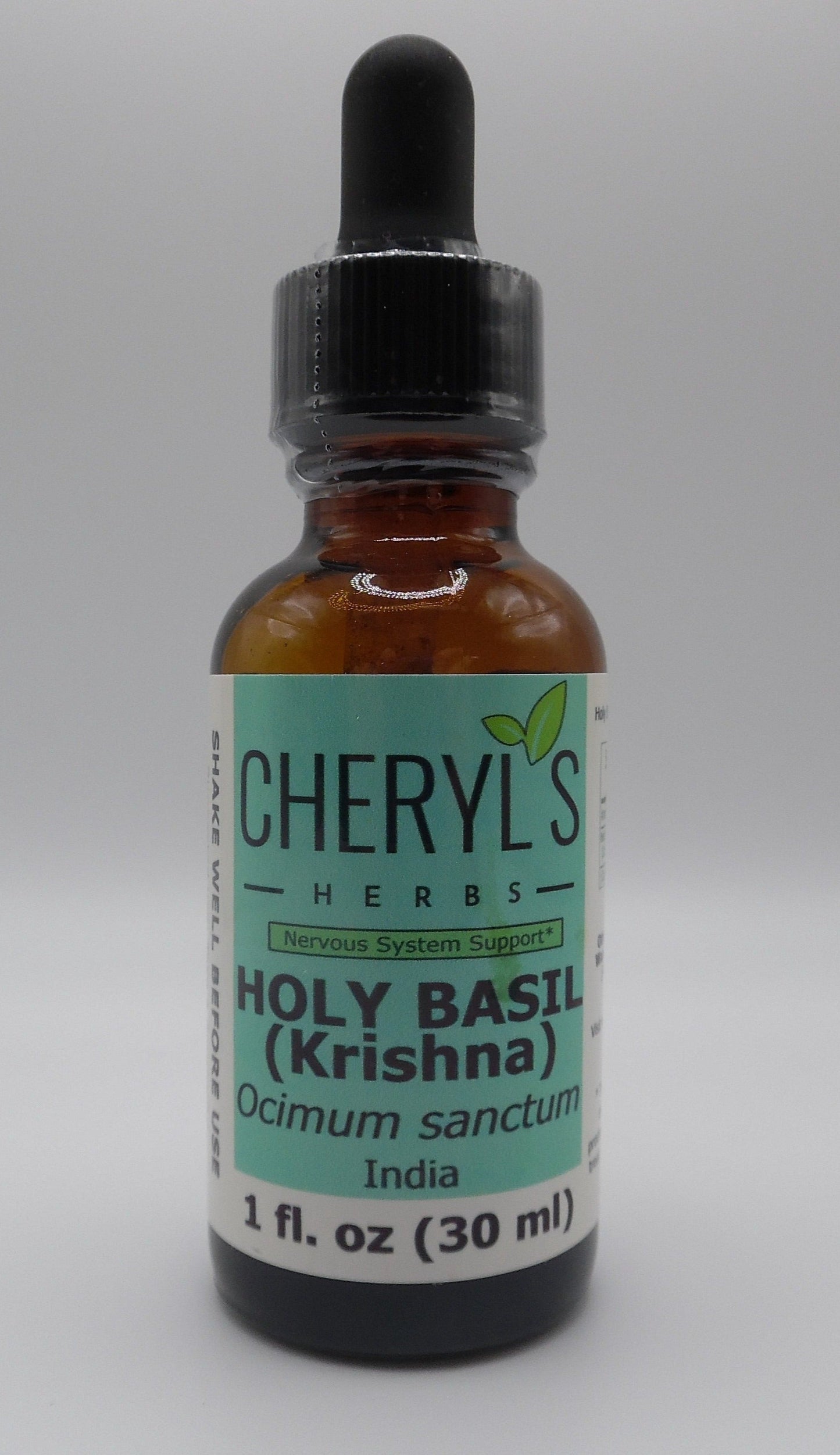 Cheryl's Herbs Holy Basil Tulsi (Ocimum Sanctum) Liquid Extract- Supports Nervous System Health