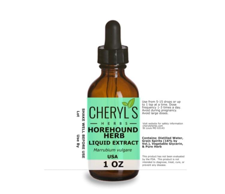 HOREHOUND HERB LIQUID EXTRACT * - Cheryls Herbs