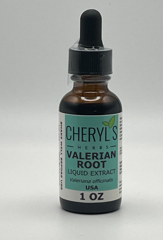 Cheryl's Herbs Valerian Root (Valeriana officinalis) Liquid Extract - Organic- Supports Relaxation and Sleep