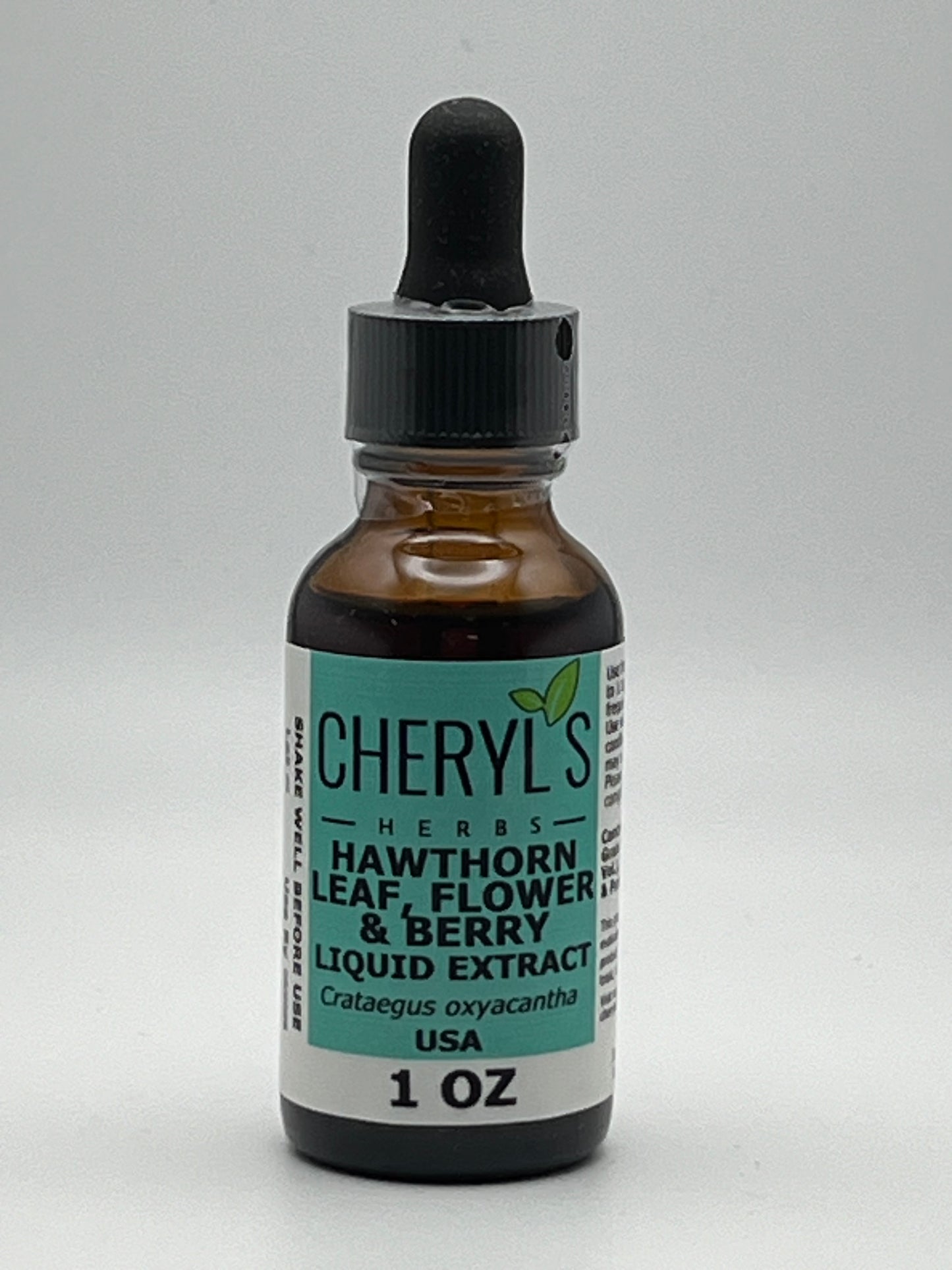 Cheryls Herbs Hawthorn (Crataegus Monogyna) Liquid Extract- Organic- Supports Circulatory Health