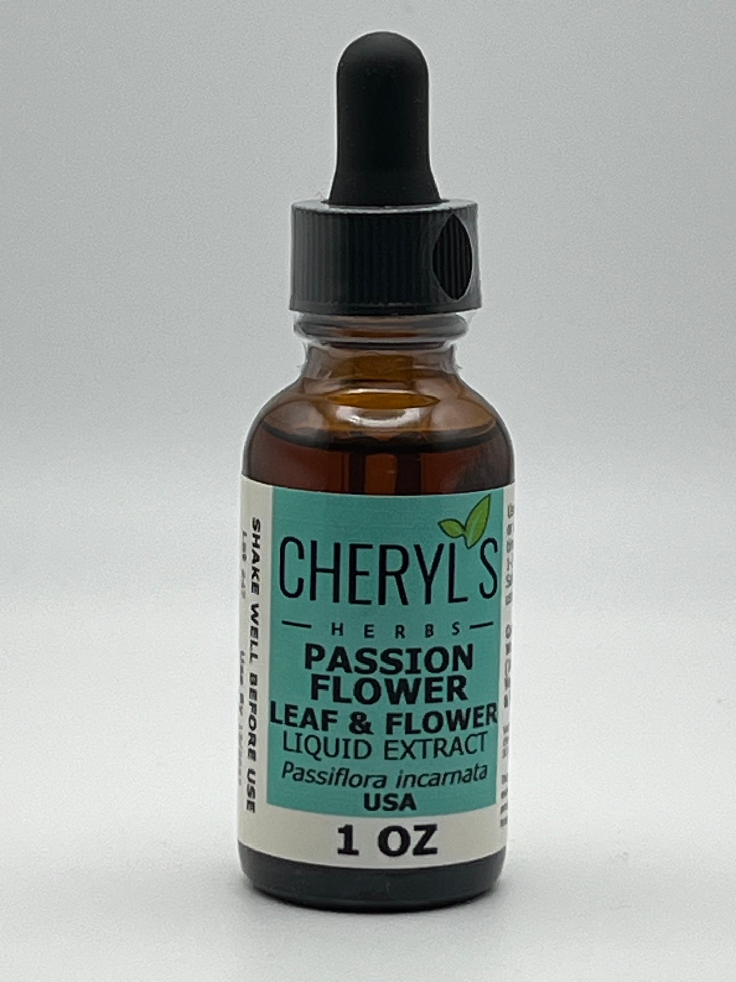 Cheryl's Herbs Passion Flower Herb (Passiflora Incarnata) Liquid Extract- Organic- Supports Nervous System Health