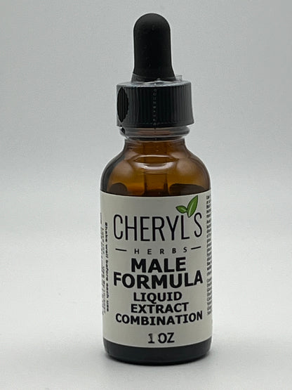 Cheryl's Herbs Male Formula Liquid Extract Combination- Supports Male Reproductive Health