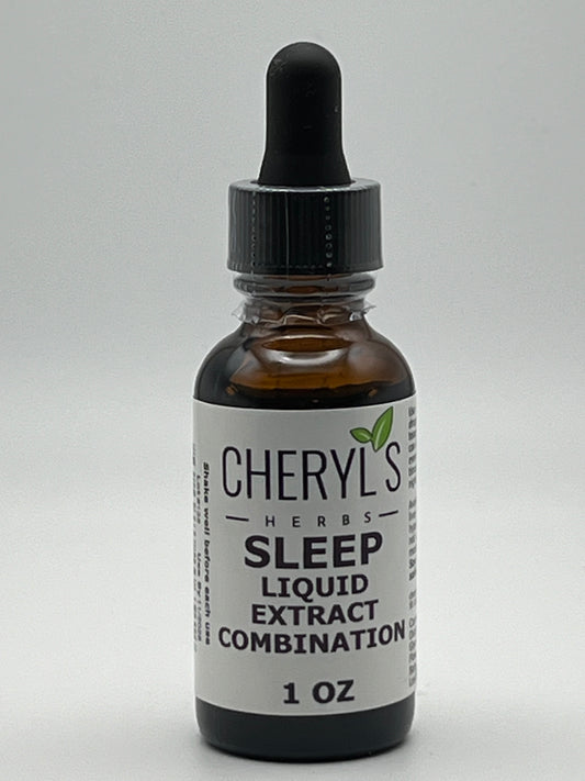 Cheryl's Herbs Sleep Liquid Extract Combination- Supports Healthy Sleep Habits